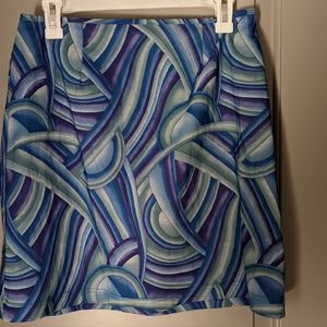 Multi colored Abstract Skirt